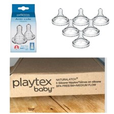 Dr Brown's Playtex Latch Nipple Baby Level 1 Level 2 Level 3