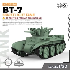 MRY-SFW 1/32 Military Model Kit Soviet BT-7 Light Tank