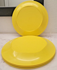 NEW Tupperware Plastic Picnic/Kid snack Plates Set 8, Summer Block BBQ's Parties