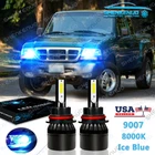 LED Headlight Kit 9007 HB5 8000K Ice Blue Hi/Lo Bulb for FORD Ranger 1990-2011