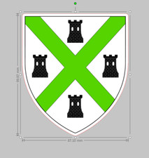 Plymouth Devon car sticker COAT OF ARMS CAMPER VAN motorcycle truck LORRY