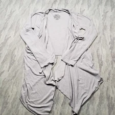 Patagonia Top Womens Small Gray Glorya Long Sleeve Open Front Tobango