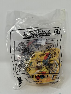 NEW MCDONALDS TOY BEYBLADE BURST FREE & FAFNIR  #4 2020 RARE HARD TO FIND