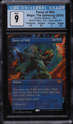 MTG Force of Will Double Masters 2XM Alternate Art Foil #340