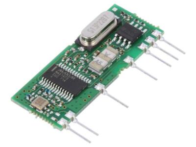 650201140G Modul: RF AM-Empfänger AM,ASK 433,92MHz -113dBm 5VDC 7,5mA AUREL