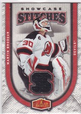 2006 06-07 Flair Showcase Stitches #SSBR Martin Brodeur New Jersey Devils