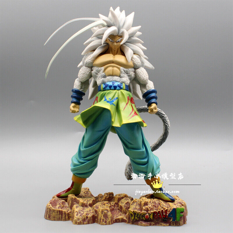 5ktoys - Well. There are several SSJ5 floating and the white hair