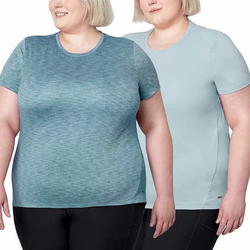 Mondetta Ladies' 2Pack Crewneck Short Sleeve Tees Moisture Wicking