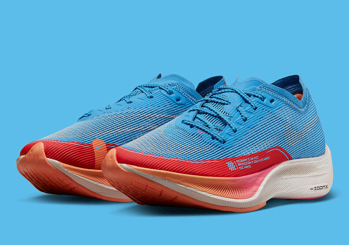 Nike ZoomX Vaporfly Next% 2 Blue/Red Women Racing Running Nike ZoomX Vaporfly Next% 2 Blue/Red Women Racing Running