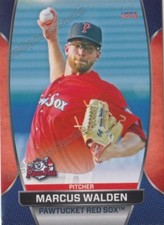 2018 Pawtucket Red Sox Marcus Walden RC Rookie Boston