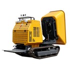 Rotation 13.5Hp Power New Mini Tracked Dumper with Petrol Engine-Free Shippin