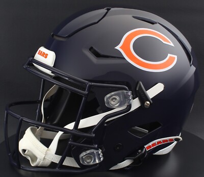 CHICAGO BEARS NFL Riddell SPEEDFLEX Authentic Gameday Football Helmet