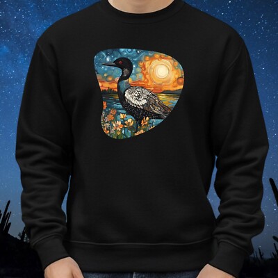 Seetaucher Van Gogh Sweatshirt Kuschelig und Perfekt für jeden Anlass Sbis4XL