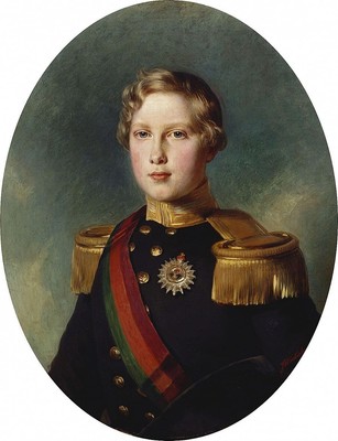Franz Xaver Winterhalter Hand oil painting,Louis I King of Portugal 36''