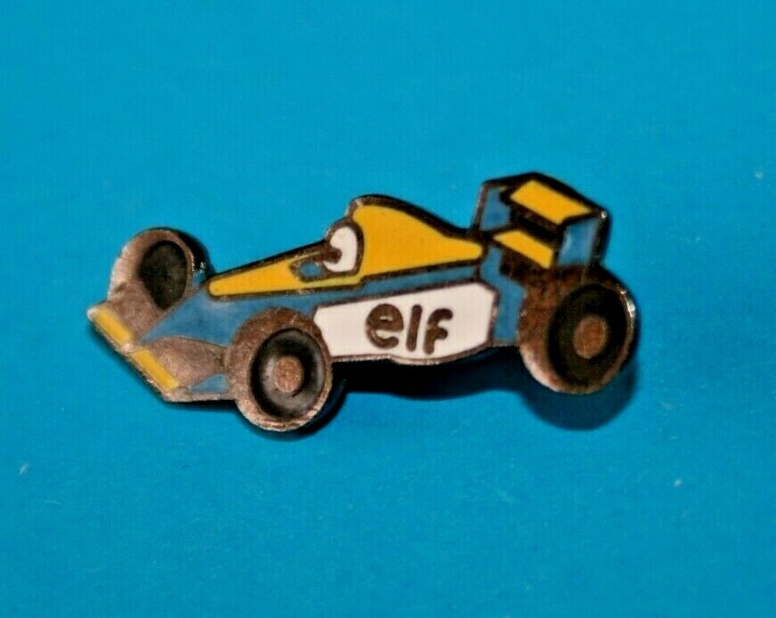 Pin's F1 ELF – Voiture Formule 1 – Émail – Collection – Occasion