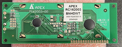 (1 PC)      RC162003BNHDWT      DISPLAY         LCD 16x2 blu neg. b/l led