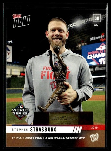 2019 Topps Now 1081 Stephen Strasburg