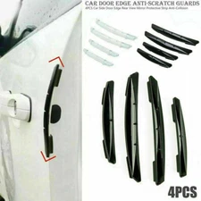 4x Car Door Edge Scratch Anti-collision Protector Guard Strip Covers Accessories