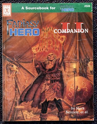 Fantasy Hero Companion II Hero System 4th Edition Hero Games I.C.E. #506
