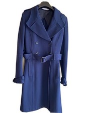 Givenchy Blue Double-breasted Viscose Coat Woman’s