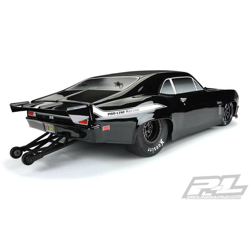 Pro-Line 1969 Chevrolet Nova Tough-Color Black Body 1/10 Slash 2WD