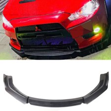 For Mitsubishi Lancer Front Bumper Lip Spoiler Splitter Diffuser Carbon Fiber For Mitsubishi Lancer Front Bumper Lip Spoiler Splitter Diffuser Carbon Fiber