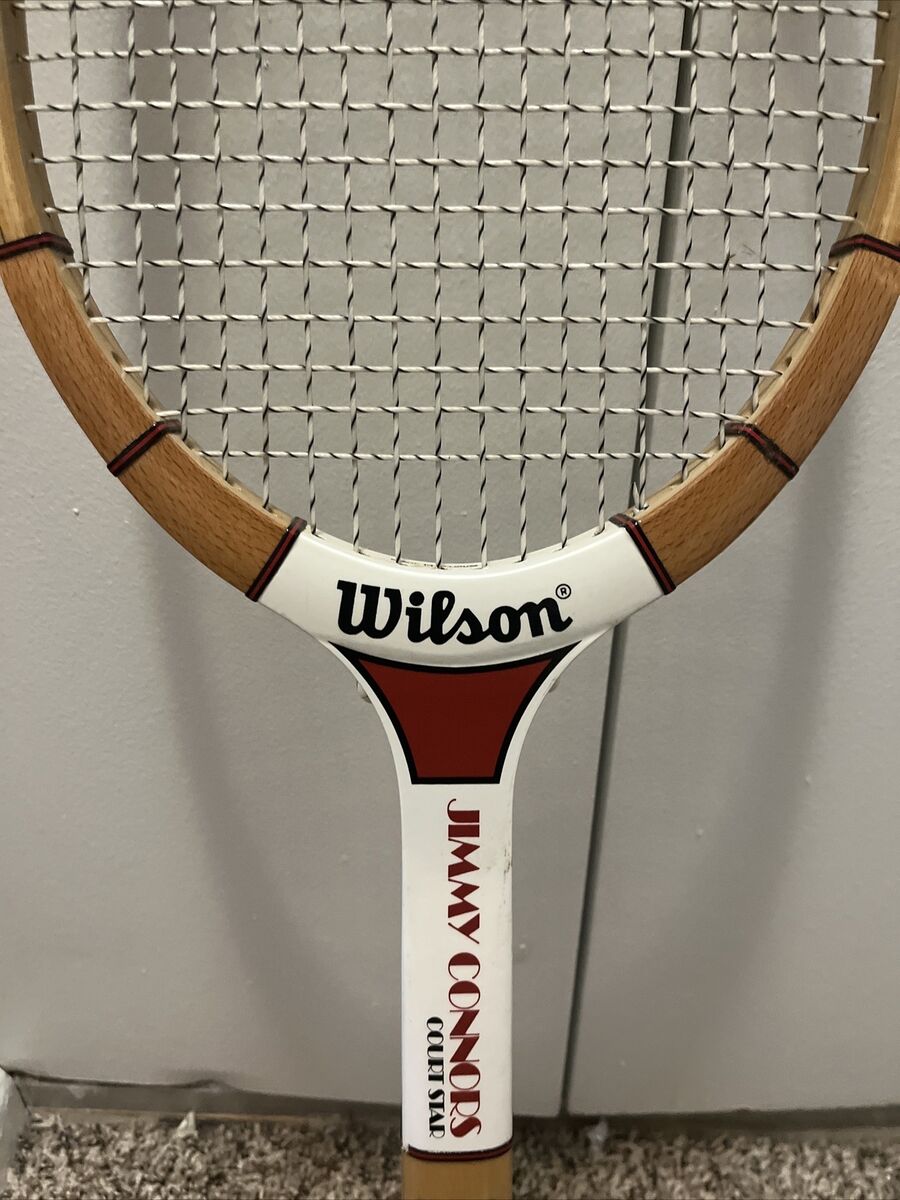 wilson jimmy connors tennis racket Court Star 4 5/8 Vintage wilson jimmy connors tennis racket Court Star 4 5/8 Vintage