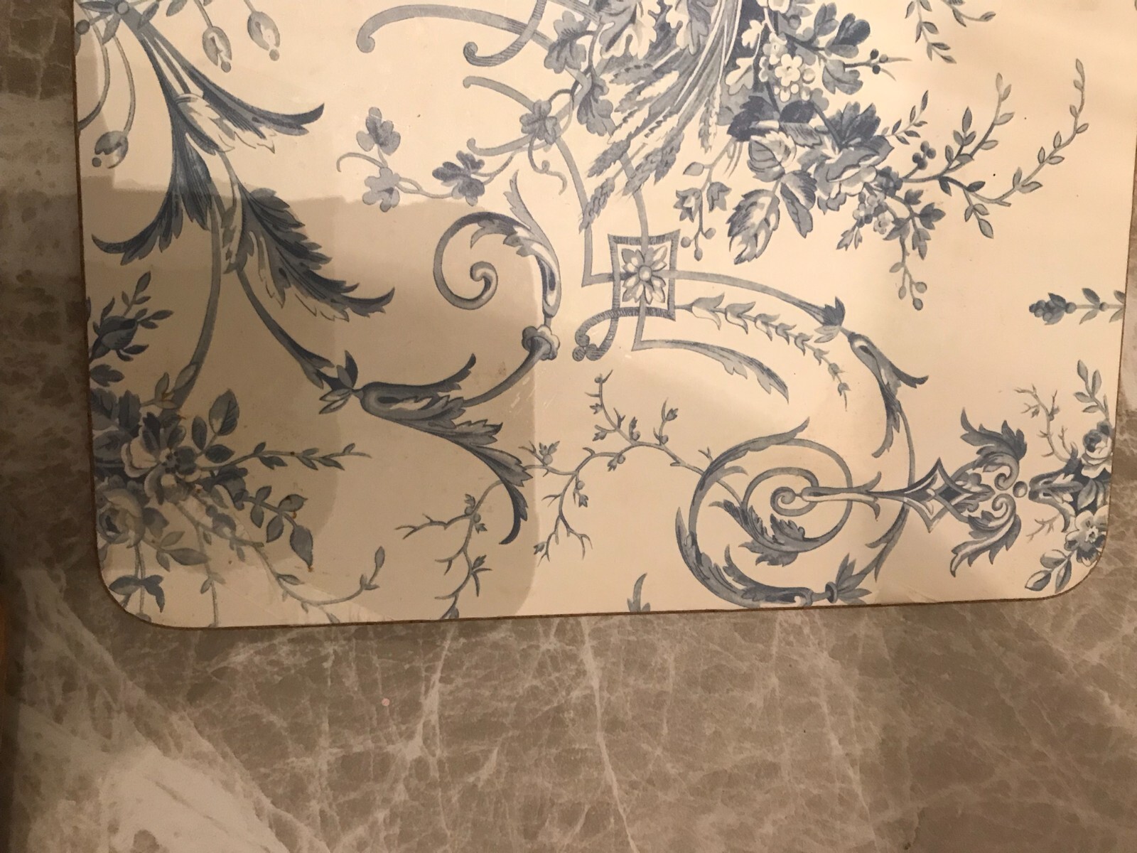 Laura Ashley Floral Placemats in Blue & White Set of 8 and set of 4