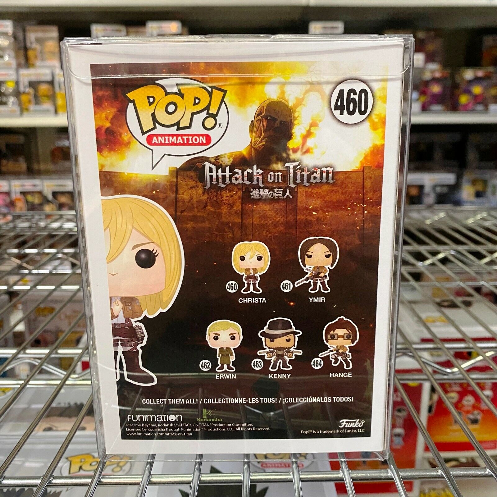 Funko Pop Christa - Ataque dos Titãs