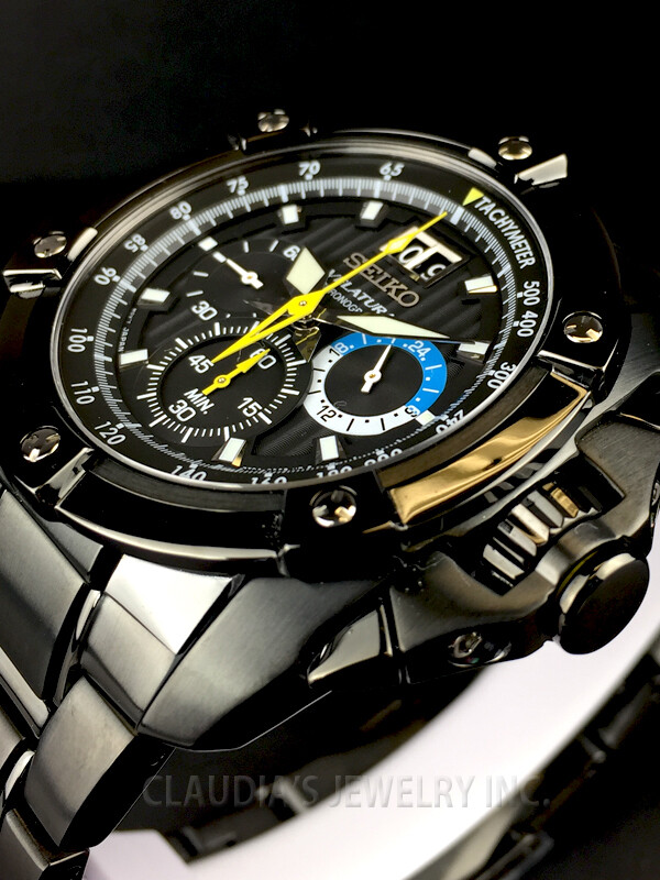 Seiko Velatura Men's Black Watch - SPC073 for sale online | eBay
