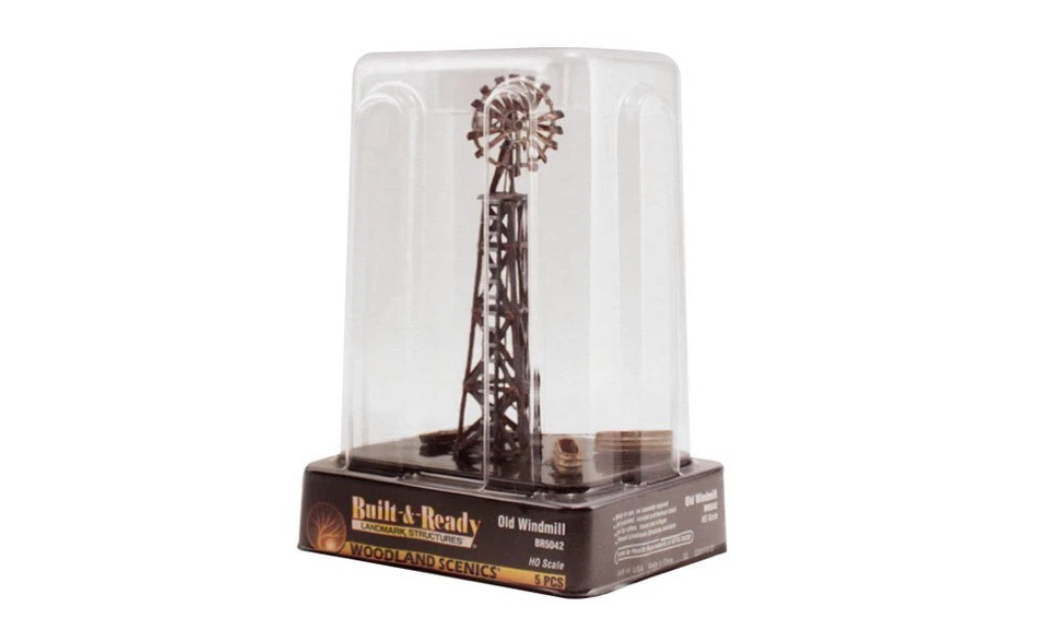 Woodland Scenics HO Old Windmill Built-&-Ready Landmark Structures BR5042 - Image 3 of 3