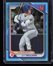 Jett Williams 2024 Bowman #BCP-54 Prospects Sky Blue Border Paper /499