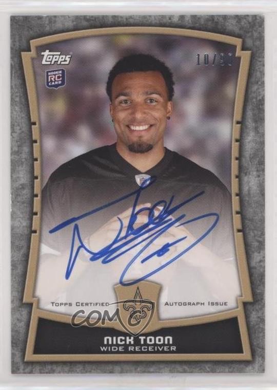 Nick Toon Topps Rookie Premiere Autographs #RPANT Base