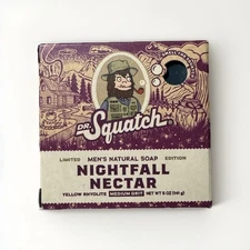Dr. Squatch Nightfall Nectar  Ltd Ed. Natural Bar Soap Medium Grit