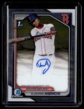 2024 Bowman Chrome Vladimir Asencio Auto Boston Red Sox