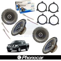 Phonocar 66026 2-Wege Koaxial Lautsprecher 165 Mm 60 W FüR Nissan Navara D40