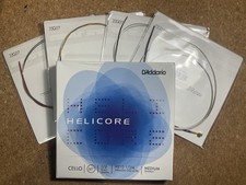 D’Addario Helicore 1/2 Size Medium cello strings, Full Set