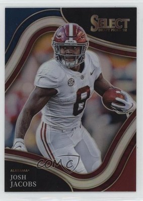 2022 Panini Select Draft Picks Field Level Tri-Color Prizm /199 Josh Jacobs 18mh