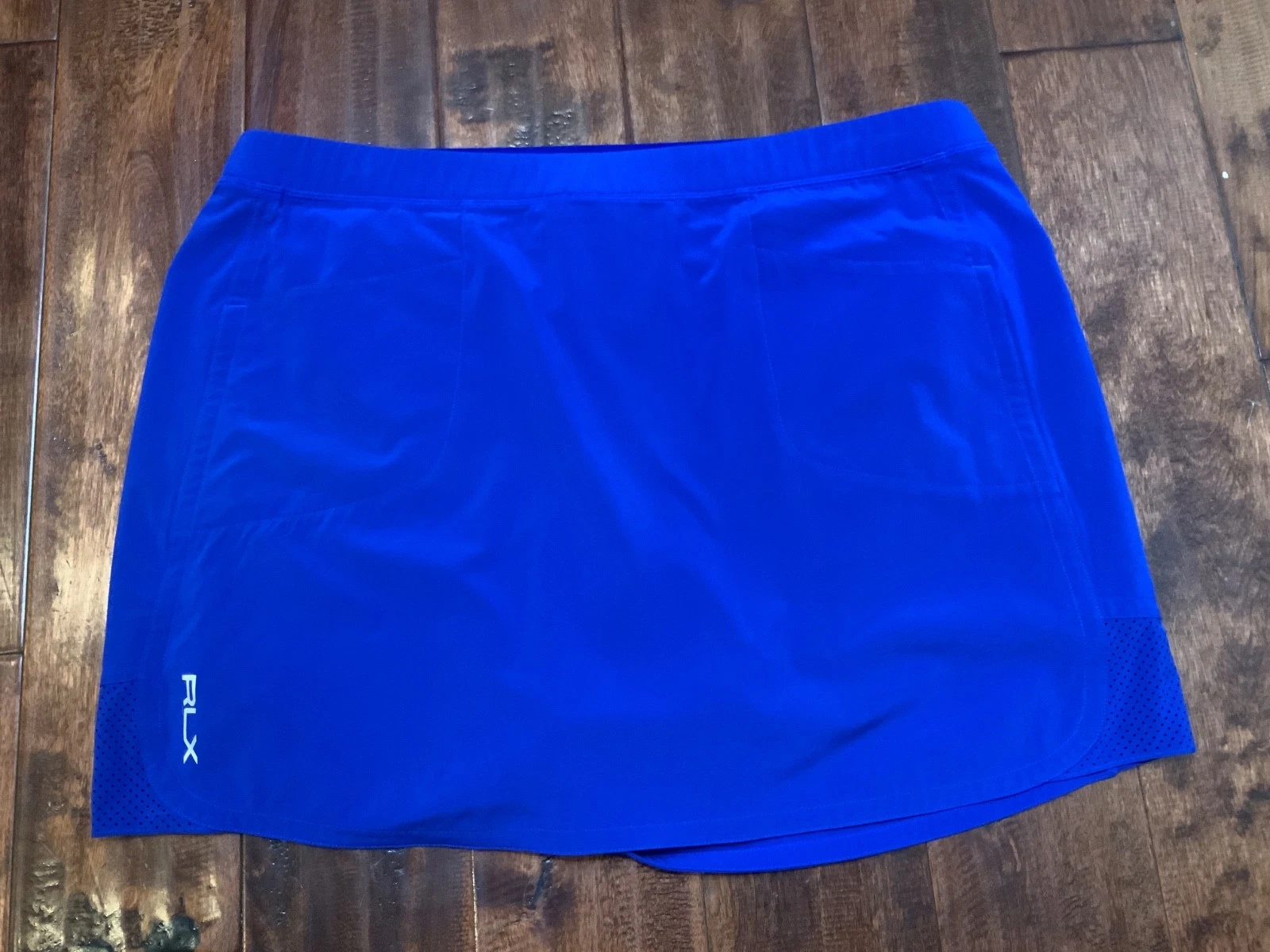 RLX Ralph Lauren Blue Mini Athletic Skort Skirt, Size XL
