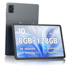 10 inch Tablet, Android 14 Tablet, 8GB RAM 128GB ROM 1TB Expansion, Octa-core