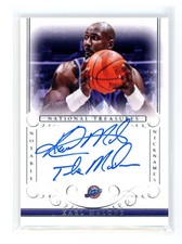 2013-14 Panini National Treasures Notable Nicknames Karl Malone AUTO /49 Jazz
