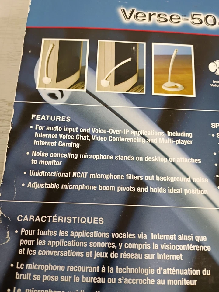 Labtec Verse-504 Desk Microphone For PC Voice Access, BRAND New - Image 3 of 3