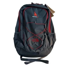The North Face Groundwork Backpack 29L FlexVent Charcoal Gray Logo Laptop NWT