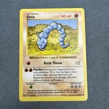 Onix [Shadowless] #56 Prices | Pokemon Base Set | Pokemon Cards