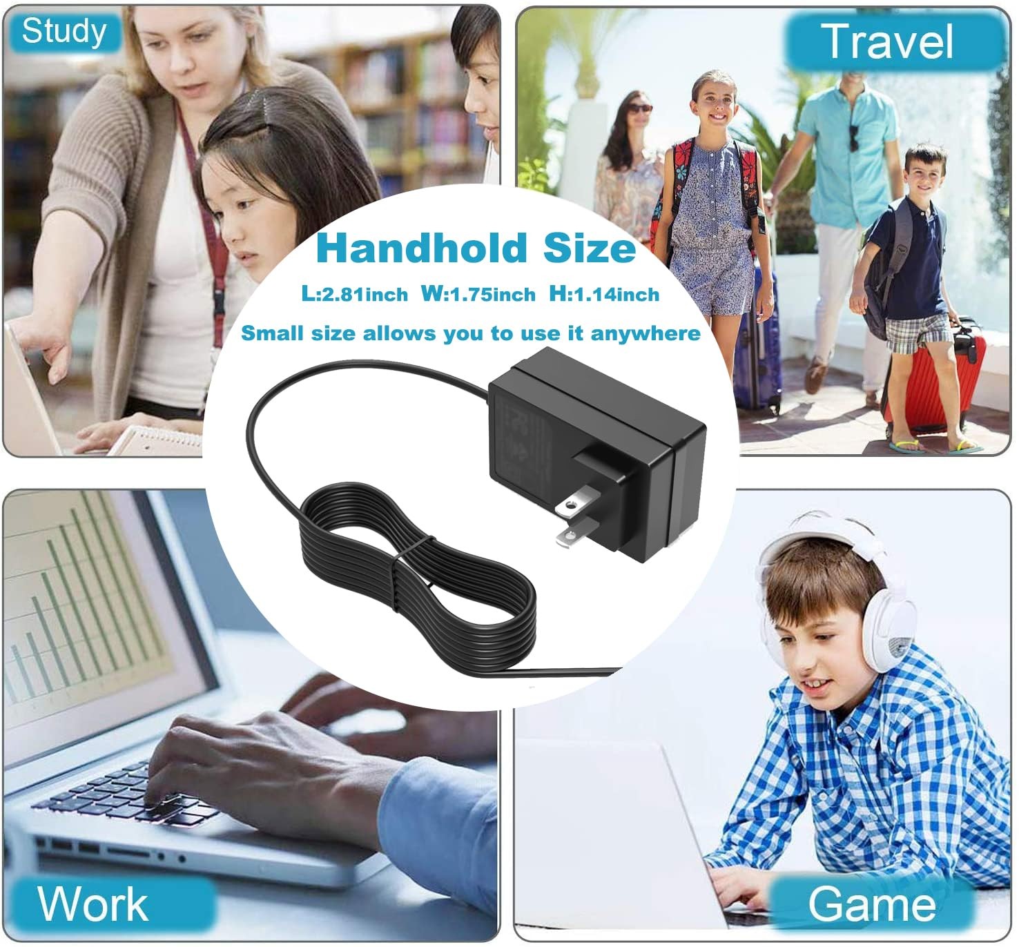 UL Listed AC/DC Adapter Compatible with POWSTREAM P168 P82 P822 Max P823 P8C ...