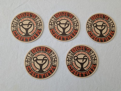 Star Wars Galaxys Edge Ogas Cantina Coasters Beer Mats - Set of 5 - Picture 2 of 9