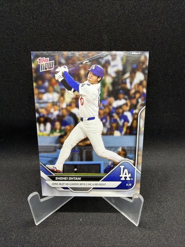 Shohei Ohtani 2025 Topps NOW #184 Joins MLB HR Leaders With 2 HR, 6 RBI Night
