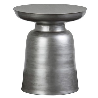 Modern industrial metal accents are made of silver-iron and assembled