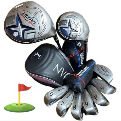 wilson - 【Wilson】ULTRA i8 ゴルフクラブ9本 ハーフセット キャディバッグ wilson - 【Wilson】ULTRA i8 ゴルフクラブ9本 ハーフセット