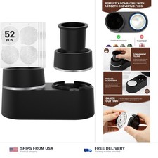 Refillable Vertuo capsule pods kit with foil cutter sealer funnel 52 lids